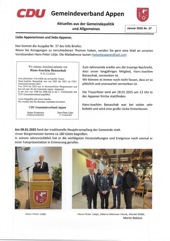 Info-Brief Januar 2025