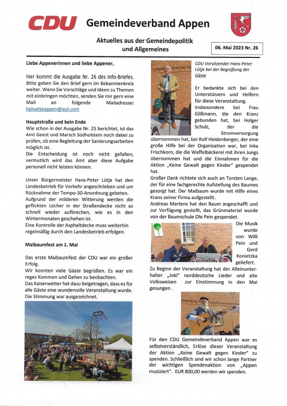 Info-Brief Mai 2023