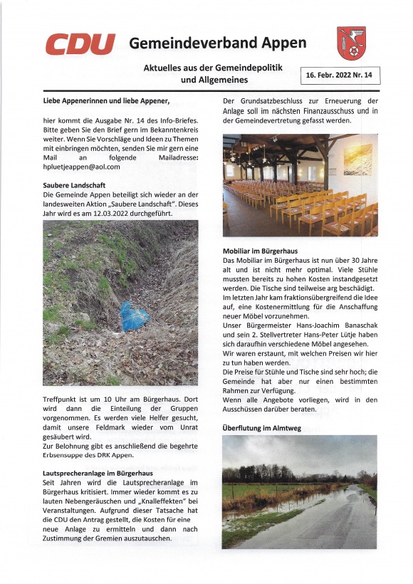 Info-Brief Februar 2022