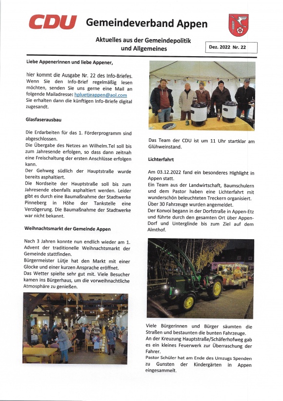 Info-Brief Dezember 2022