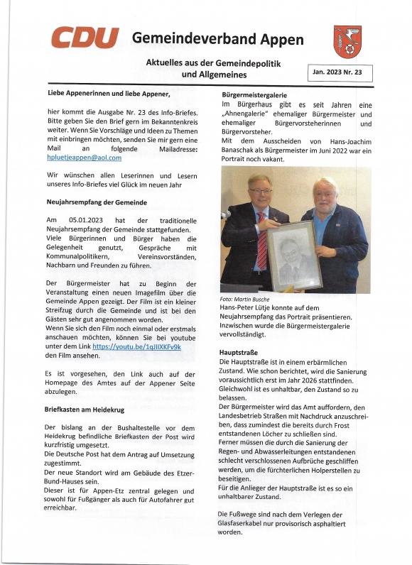Info-Brief Januar 2023