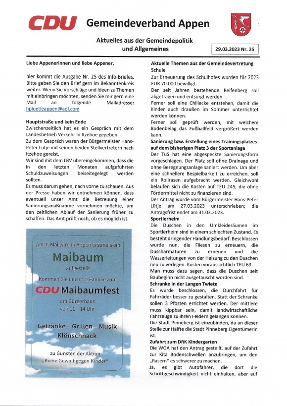 Info-Brief März 2023
