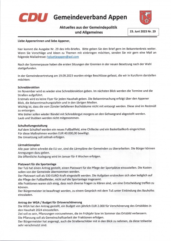 Info Brief September 2023
