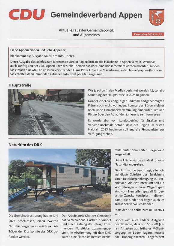 Info-Brief Dezember 2024