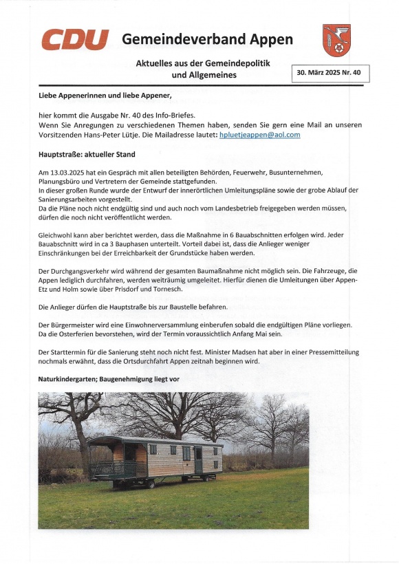 Info-Brief März 2025