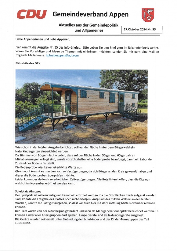Info-Brief Oktober 2024